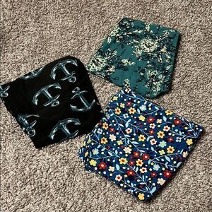 LuLaRoe Leggings - 3 pairs